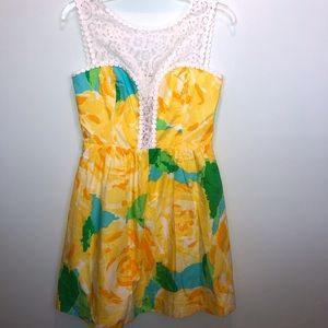 lily pulitzer flower shift dress